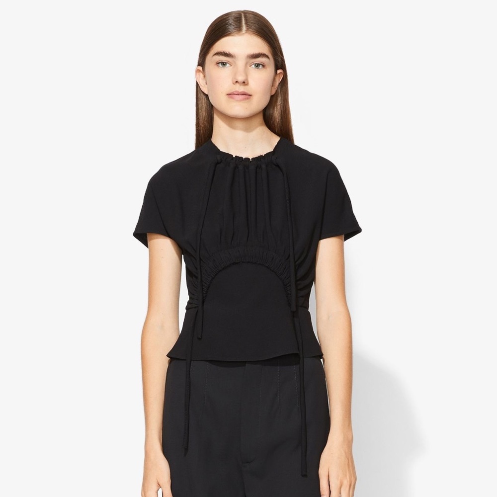 Deadstock Proenza Schouler Textured Crepe Tie Detail Top